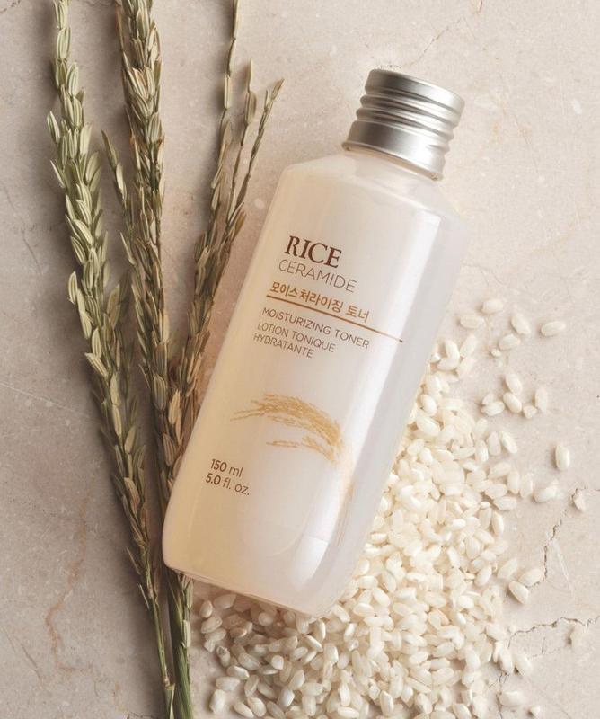 The Face Shop Rice Ceramide Moisturizing Toner - Rice Extract Skin Repair Skincare Serum