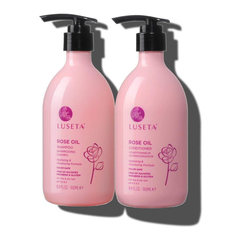 Rose Oil Shampoo & Conditioner Set