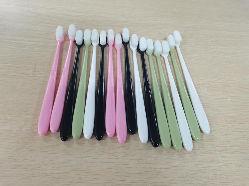 16 Pieces Extra Soft Toothbrush Micro-Nano Toothbrush with 20000 Floss Bristles Manual Toothbrushes for Sensitive Teeth Pregnant Women Elderly Children, 2 Styles