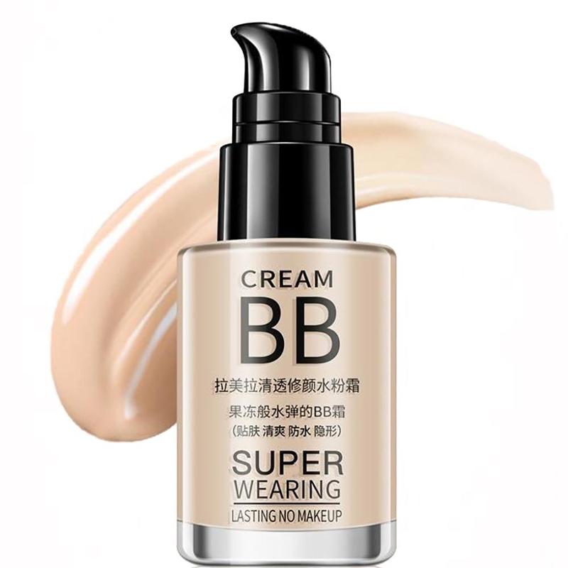 BB Cream, Long-lasting BB Cream, Full Coverage Flawless Makeup Cream, Hydrating Nourishing Makeup Base Primer, Cosmetics Makeup Accessories for Women