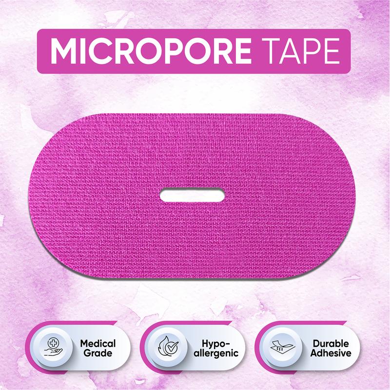 Pink ZZSleep Tape - (30 Strips) Breathable Mouth Tape for Rest & Recovery. Prevents Snoring and Improves Nasal Oxygen Intake. Soft Medical Grade, Hypoallergenic, Gentle Adhesion, Latex Free