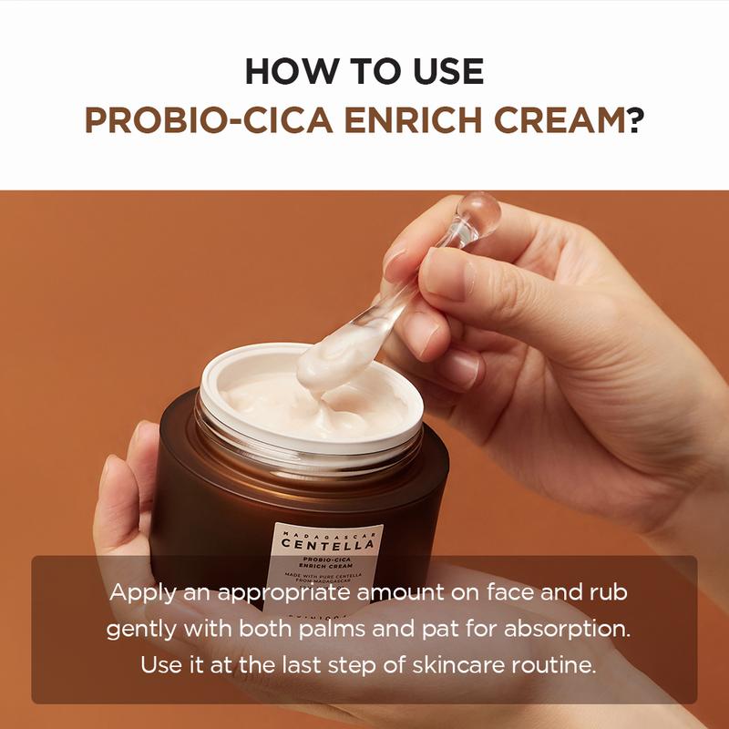 [SKIN1004 Official Shop] Madagascar Centella Probio-Cica Enrich Cream 1.69 fl.oz, 50ml