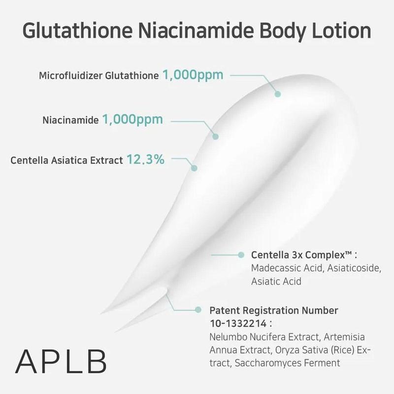 [ APLB ] Glutathione Niacinamide Body Lotion 300ml   10.14 fl.oz