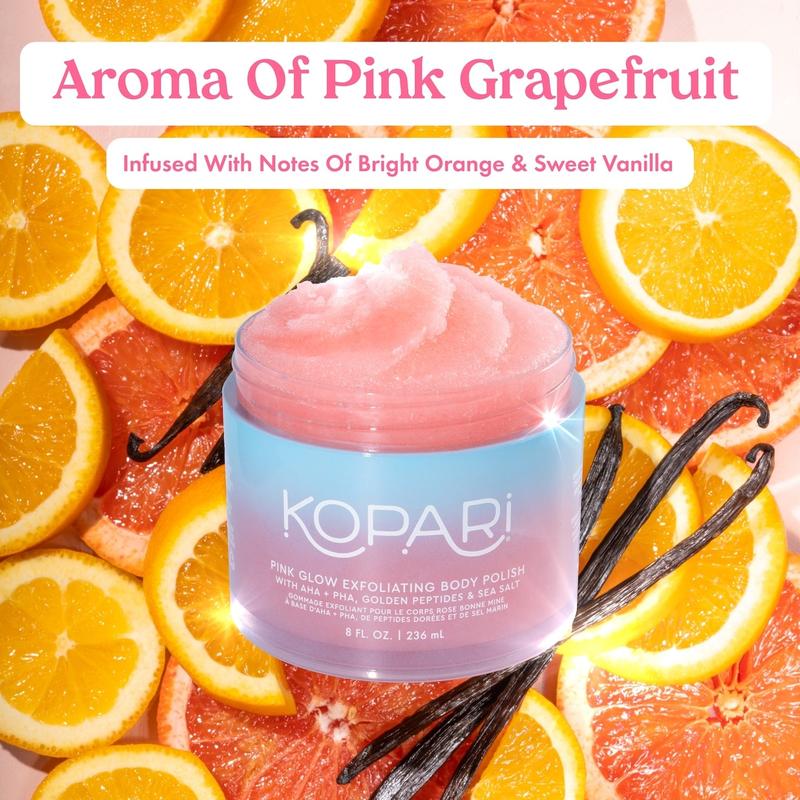 Pink Glow Exfoliating Body Polish by Kopari Beauty