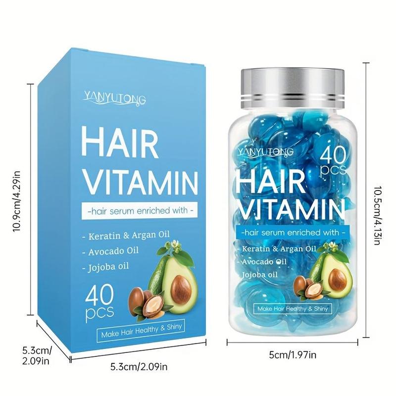 Hair Vitamin Capsule, 1 Count Hair Care Vitamin Serum, Hair Thickening Serum, Hair Care & Styling Product for Women & Men