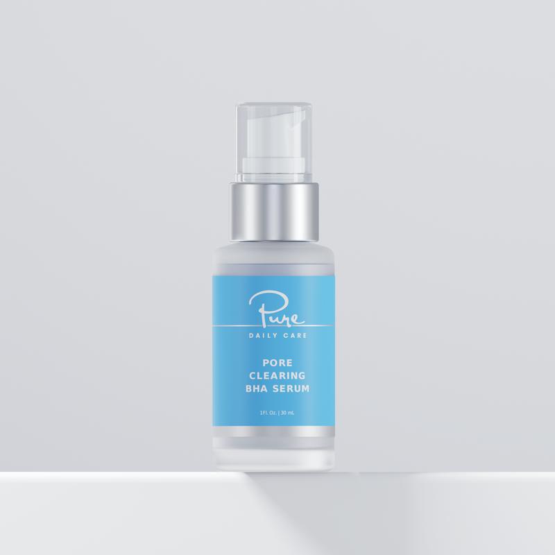 Pure Daily Care Pore Clearing BHA Serum for Blemish-Prone Skin with Seaweed Extract and Hyaluronic Acid - Smooth, Skincare