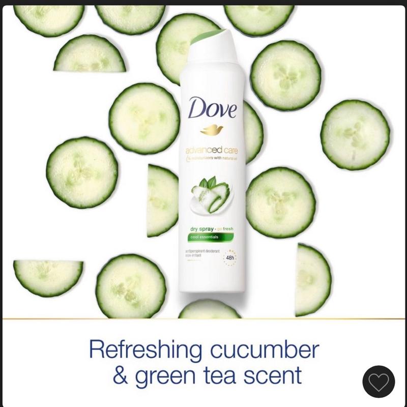 Dove Body Cucumber & Green Scent Scent Pack Of 2 150 ml - Long-Lasting Fragrance for All Day Freshness - Aroma, Scented, Body Care