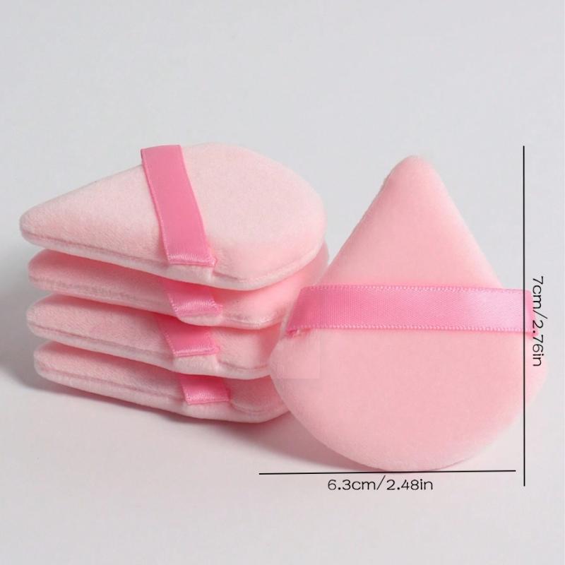 Soft Triangle Powder Puff, 50pcs Triangular Makeup Sponge Puff, Professional Makeup Tool for Women & Girls