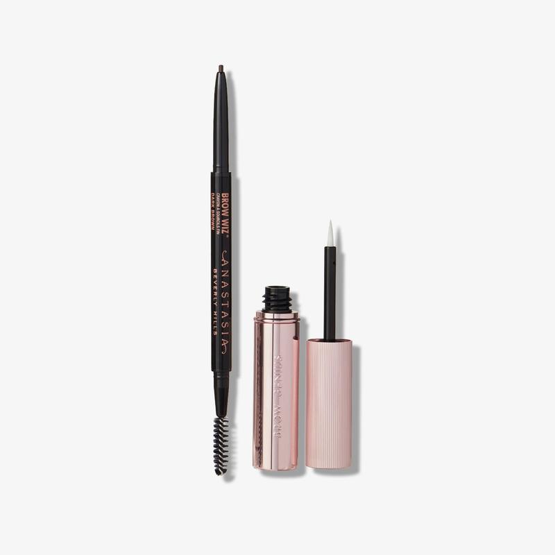 Anastasia Beverly Hills Brow Care Kit - Full-Size Brow Wiz Brow Pencil and Mini Brow Genius Brow Serum