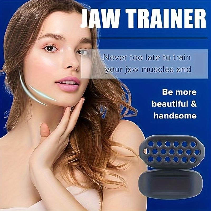 Silicone Jawline Exerciser, 2 Counts set Jawline Trainer, Comfort Jawline Muscle Training Tool for Men & Women, Sports & Outdoor Accessories, Gym Accessories