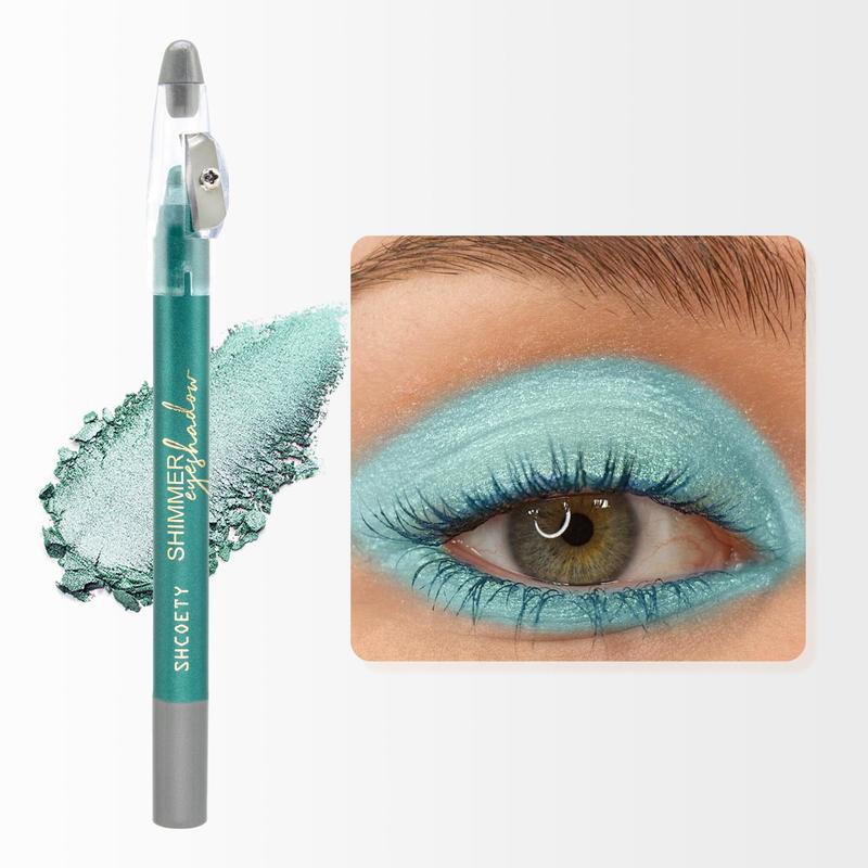 Long Lasting Glitter Pearlescent Eyeliner, Shimmering Eyeshadow Pen, High Pigmented Eye Makeup Pen, Colorful Eye Makeup Products for All Styles and Occasions