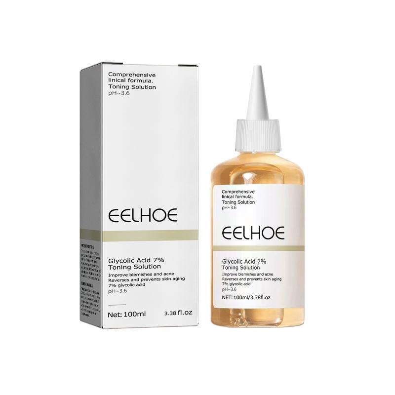 EELHOE Glycolic Acid 7% Toner Hydrating Moisturizing Essence Water Berry Skincare