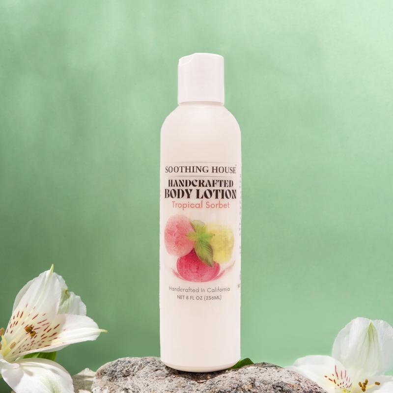 Handcrafted Tropical Sorbet Body Lotion for Moisturization, Hydration, Smooth, and Soft Skin Moisture Body Care Moisturize Fragrance Daily Comfort Body Care Fragrance