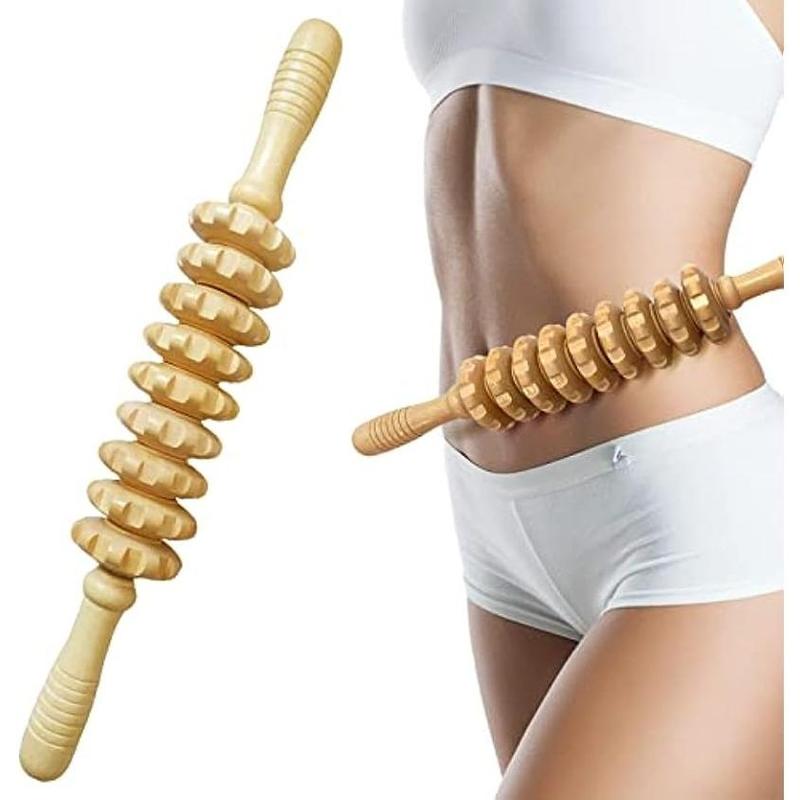 Summer Comfort Manual Wooden Roller Massager , Muscle Release Roller, Manual Massage Tool for Fascia Cellulite, Body Care Massager, Basedbodyworks, Christmas Gift