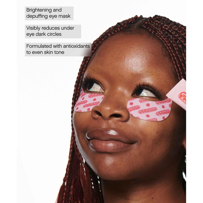 Faded Brightening Under Eye Masks – Cooling Hydrogel Eye Mask for Dark Circles & Puffiness (Set of 6)