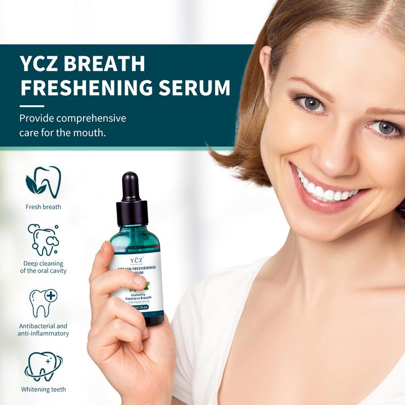 YCZ Oral Spray Natural Fresh Breath Oral Care Essence-Travel Essentials for Adults, Breath Freshening Drops ,Menthol Essential Oil，Mouth wash