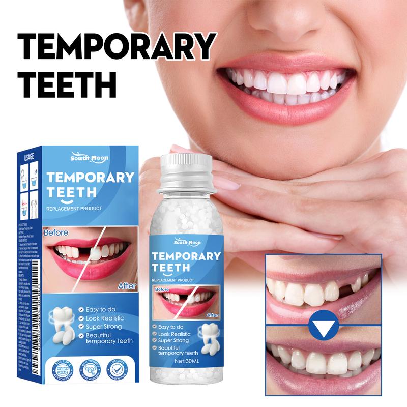 Fake Teeth Repair Kit, Provisional Fake Teeth Replacement Kit for Provisional Restoration Oral Clay Coffee