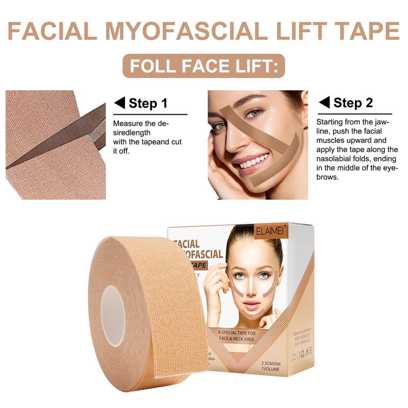 Facial Lift Tape, Breathable & Skin-friendly Face Lift Tape, Face Lifting Tape, Skin Care Tool for Women, Suitable for All Skin Types, Christmas Gift