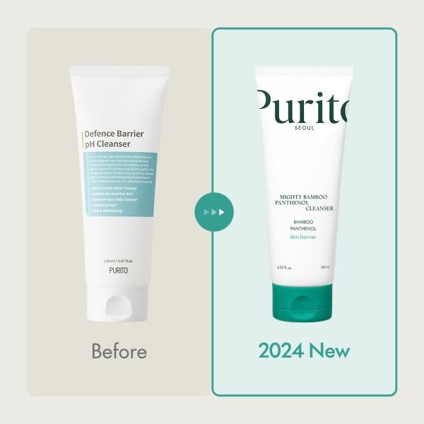 [Purito Seoul Official] Mighty Bamboo Panthenol Cleanser Facial Skincare_Vegan & Cruelty Free