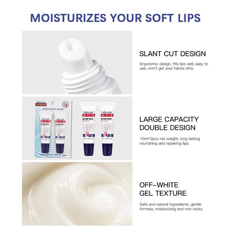 Moisturizing Lip Balm, 2 Counts set Hydrating Lip Balm, Lip Care Gel, Lip Moisturizer, Lip Care Products