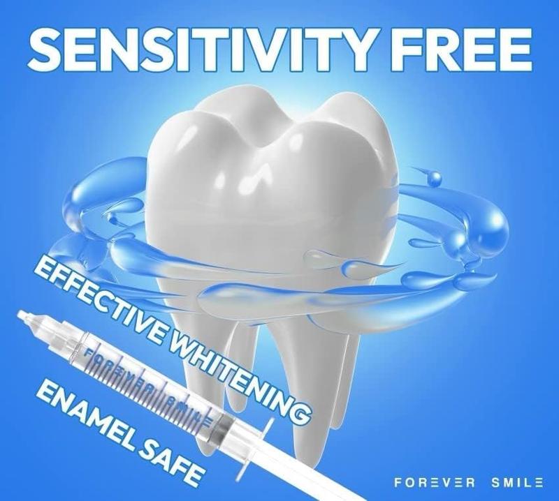 Gentle and Effective Forever Smile 5X LED Teeth Whitening Kit for Sensitive Teeth - Oral