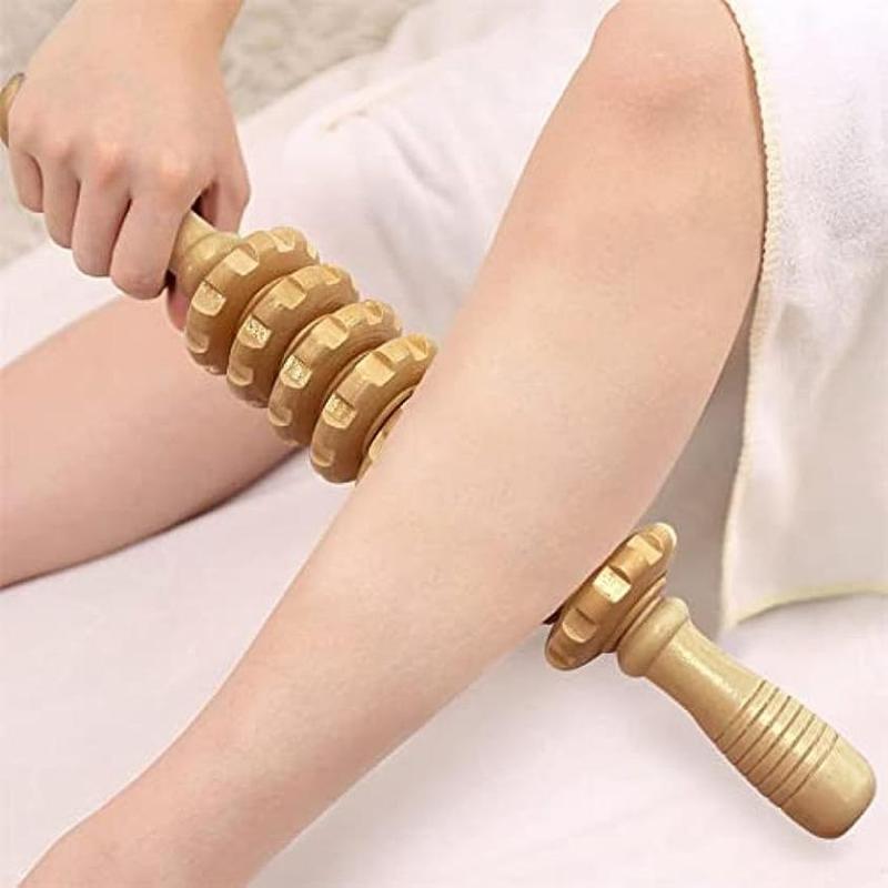 Summer Comfort Manual Wooden Roller Massager , Muscle Release Roller, Manual Massage Tool for Fascia Cellulite, Body Care Massager, Basedbodyworks, Christmas Gift