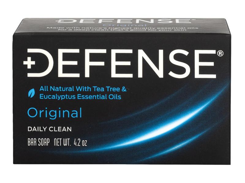 Defense Soap Original Triple Milled Bar Soap with Tea Tree and Eucalyptus Oil for Antimicrobial Benefits