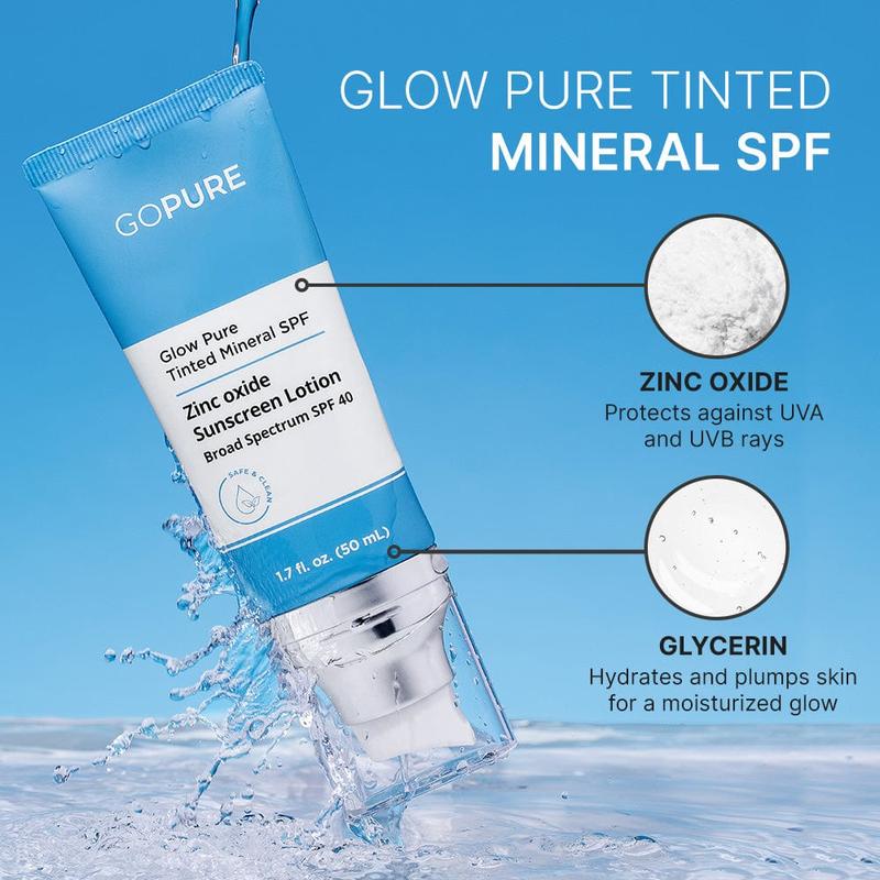 GOPURE Glow Pure Tinted Mineral Sunscreen SPF