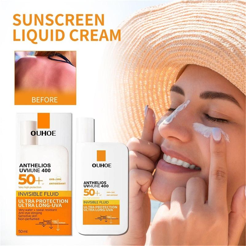 Sunscreen SPF50+ Ultra Protection Invisible Fluid Cream 50ml For all skin types