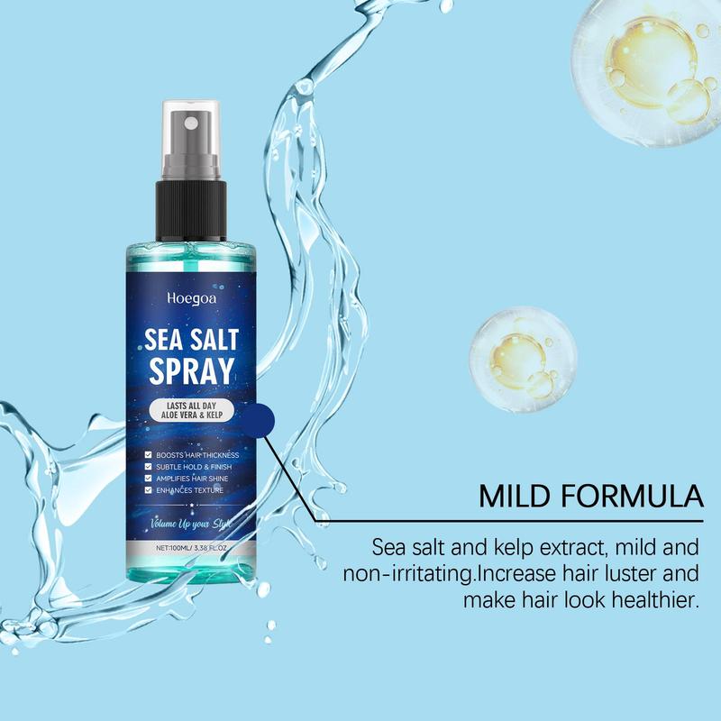 Sea Salt Spray, Hair Moisturizing & Nourishing Setting Spray, Hair Care & Styling Product for Women & Men Daily Use