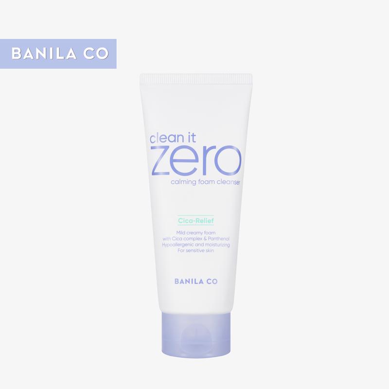 Clean It Zero Calming Foam Cleanser - Soothing & Hydrating for Sensitive Skin