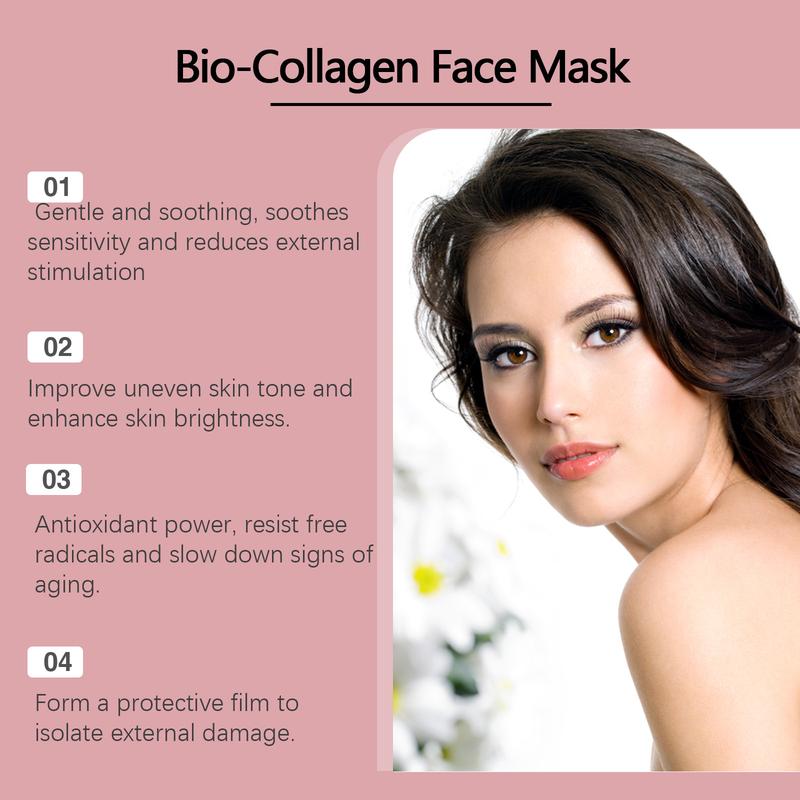 Collagen Face Mask,Real Deep Hydration and Firming, Moisturizing Facial Mask, Transparent Peel Off,Radiant Skin, For Women & Men