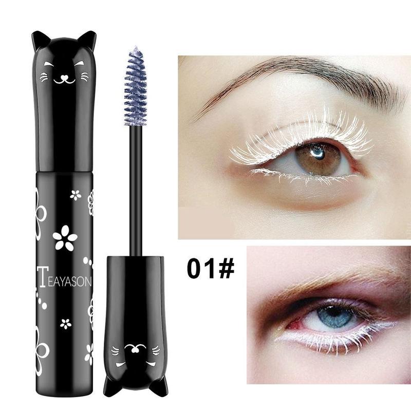 Water Proof Colored Mascara, Tinted Curling Eyelash Extensions Volume Building Mascara, Volumizing Styling Defining Mascara for Daily Makeup, Professional Eye Enhancement Makeup Products