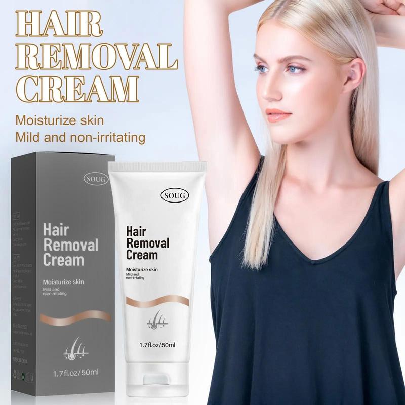 Hair Removal Cream for Women & Men, Intimate, Private At Home Hair Removal Cream, Painless, Flawless, Soothing Depilatory for All Skin Types