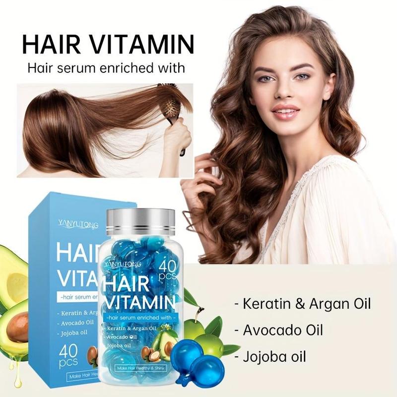 Hair Vitamin Capsule, 1 Count Hair Care Vitamin Serum, Hair Thickening Serum, Hair Care & Styling Product for Women & Men