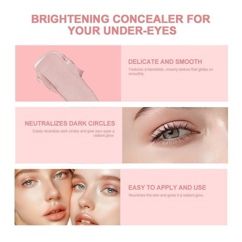 Under Eye Brightener, 2 Boxes Moisturizing Eye Skincare Cream, Hydrating and Smoothing Eye Cream, Eye Care Product for Women & Girls