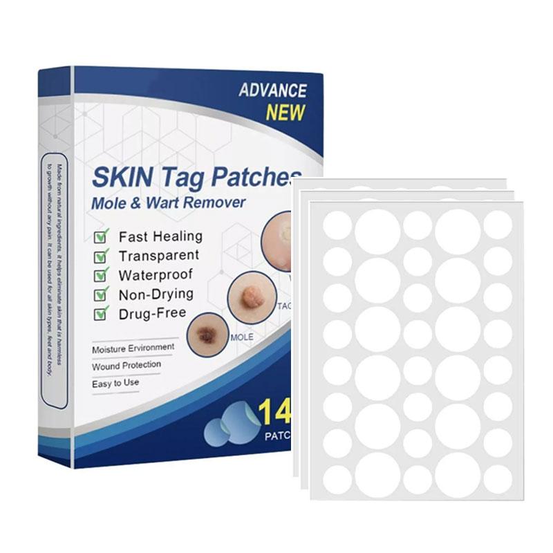 1 Box(144 Patches) Skin Tag Cover Patches, Mole & Wart Remover, Acne Pimple Patch for Covering Zits and Blemishes