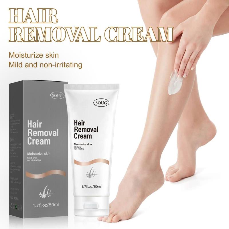 Hair Removal Cream for Women & Men, Intimate, Private At Home Hair Removal Cream, Painless, Flawless, Soothing Depilatory for All Skin Types