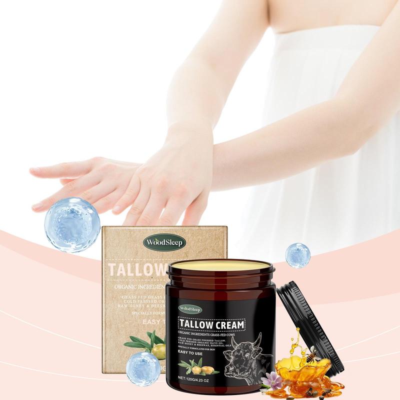 Tallow Cream, 1 Box Moisturizing Body Cream, Hydrating Body Lotion for Women & Men, Body Care Product for Daily Use