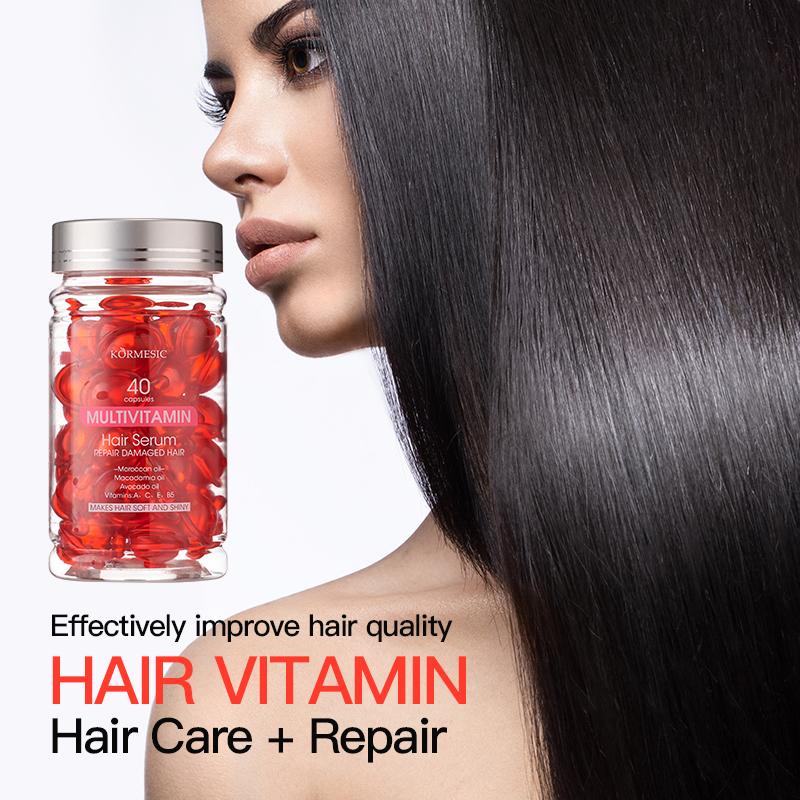 3&6Pcs- Hair Treatment Serum - Haircare - Enriching Fusion of Argan, Macadamia, and Avocado Oils - Leave-In Formula fortified with Vitamins A, C, E, and Pro B5 - Gender-Neutral Conditioner Comfort