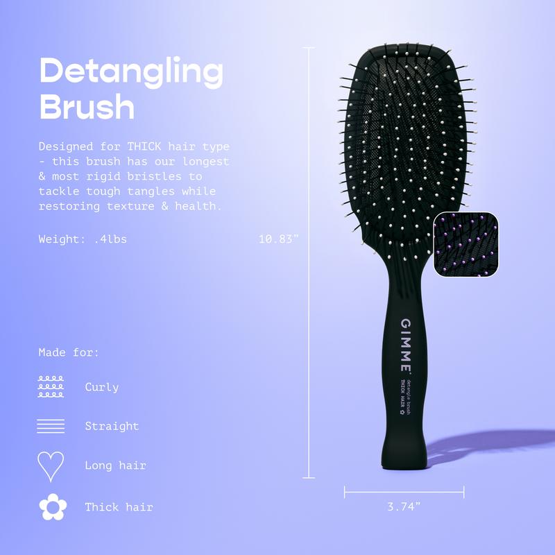 Gimme Beauty Detangling Brush For Thick Hair Haircare