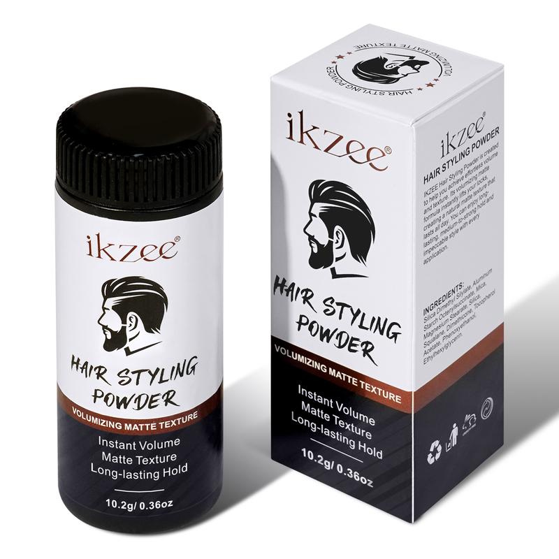 IKZEE Hair Styling Texture Powder, Easy to Apply , Natural Matte Hairstyle,  Haircare，Texturizing and Volumizing For Men & Women 10g