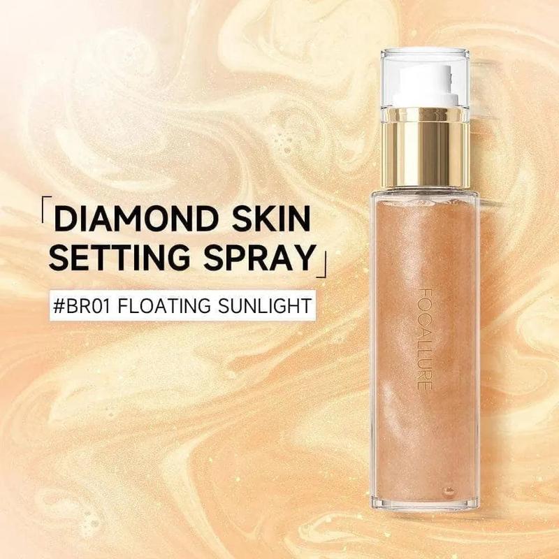 Focallure Diamond Skin Glitter Moisturizing Spray #BR01 Floating Sunlight Makeup Cosmetic