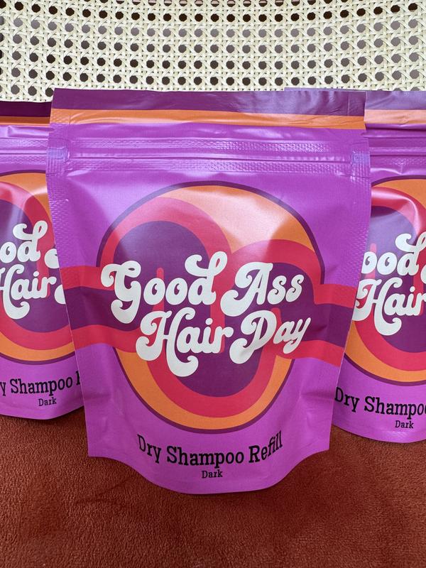 Good Ass Hair Day Dry Shampoo Refill-Dark 4oz.