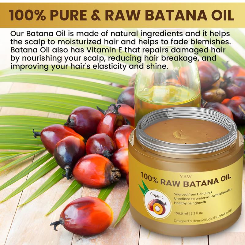 Natural, unrefined Batana Hair Growth Oil promotes growth, repair and smoothness, is a nourishing moisturizer for damaged hair, and makes hair thicker and stronger for men and women! Enhances hair thickness