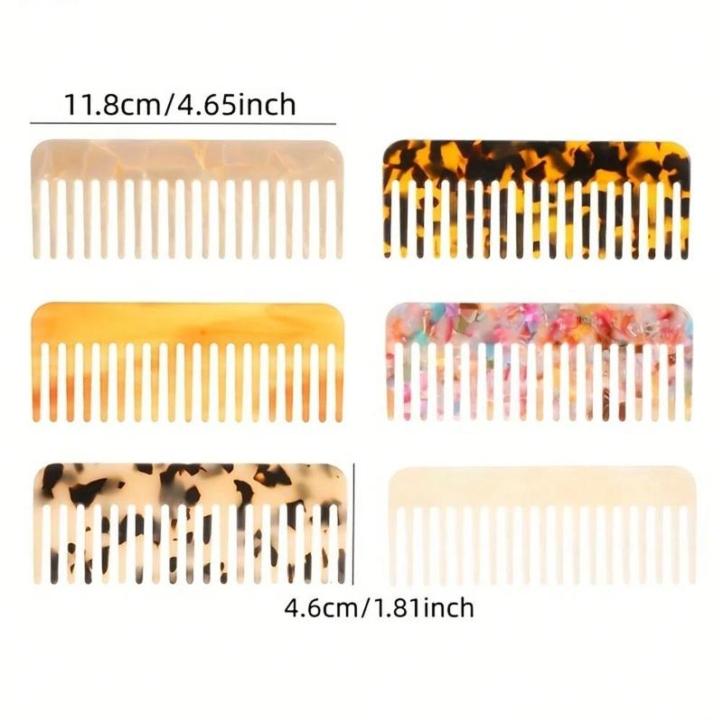 Acetate Hair Comb, 1 Count Portable Hair Styling Comb, Hairdressing Comb, Professional Hair Styling Tool for Women & Men