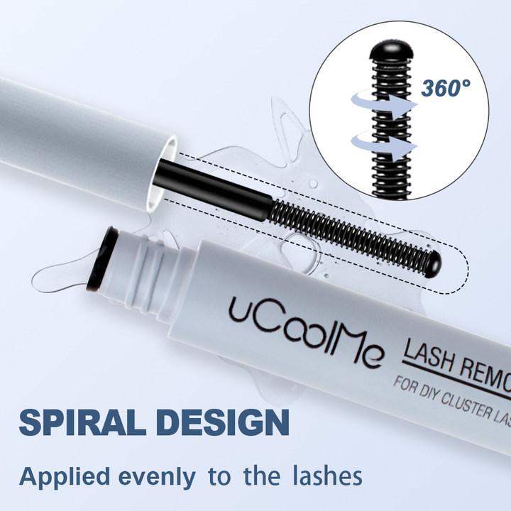 uCoolMe Lashes Remover 5 ML Lashes Cluster Remover For Beginner Friendly DIY Eyelash at Home Makeup Remover For Girls