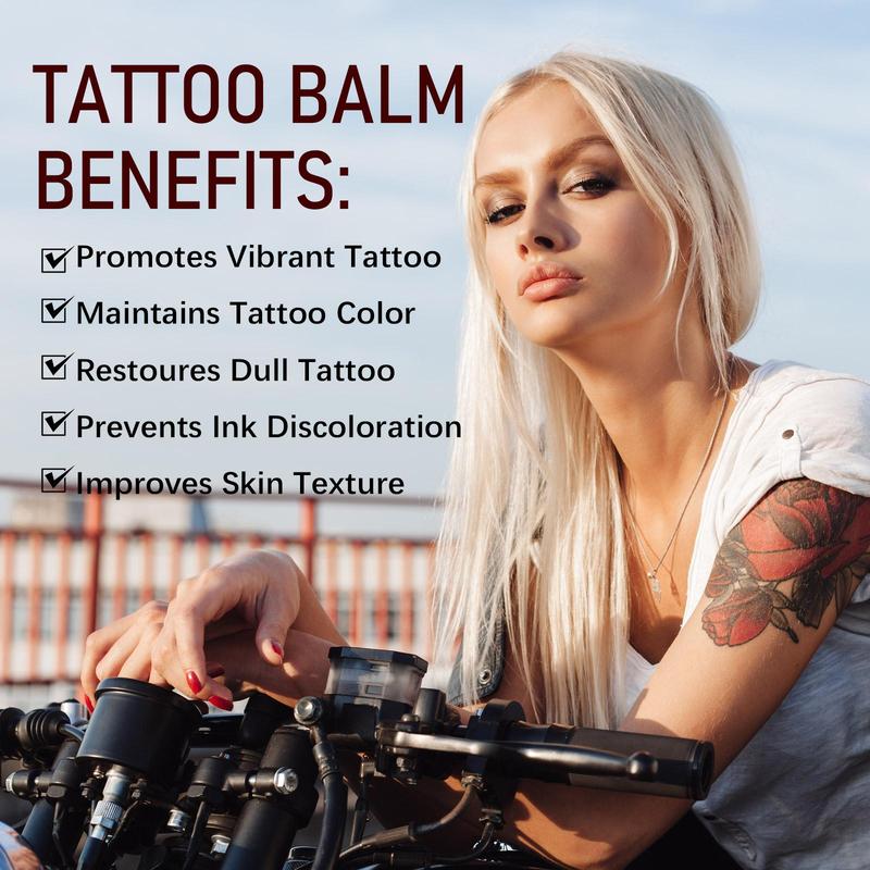 Tattoo Care Balm, 2 Boxes Tattoo Brightener & Moisturizing Ointment, Refresh Old Tattoo, Body Care Product for Men & Women