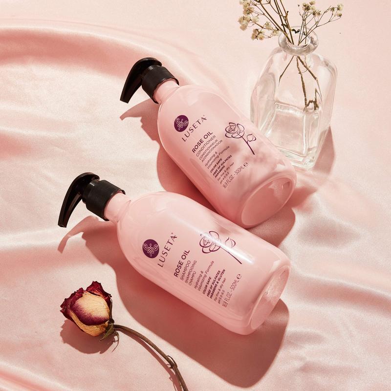 Rose Oil Shampoo & Conditioner Set