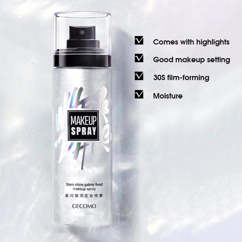 Makeup Fixer Spray, Long Lasting Makeup Setting Spray, Lightweight Makeup Setting Mist, Flawless Makeup Fixer Primer, Makeup Accessories, Portable Cosmetic Product for Dating and Daily Use